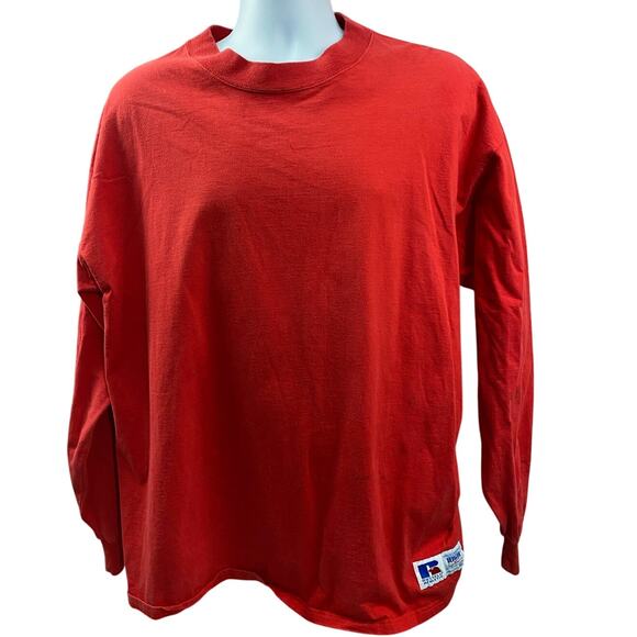 Russell Athletic Crewneck Sweatshirt – High Cotton Red Men’s XL Made in USA - Picture 1 of 10